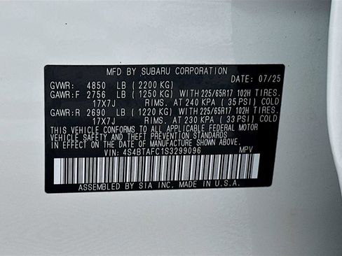 Certified 2025 Subaru Outback Premium image 31