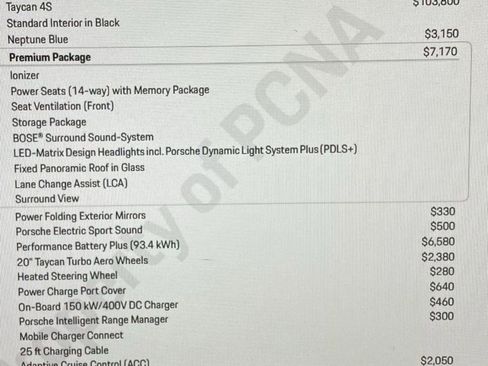 Used 2021 Porsche Taycan 4S image 44