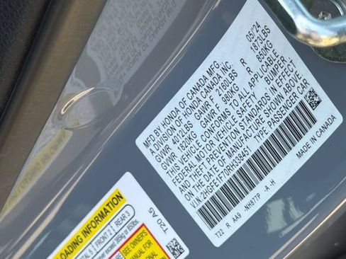 Certified 2024 Honda Civic EX image 34