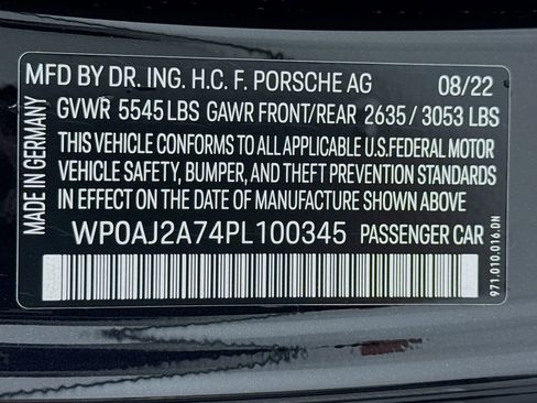 Certified 2023 Porsche Panamera Platinum Edition image 38