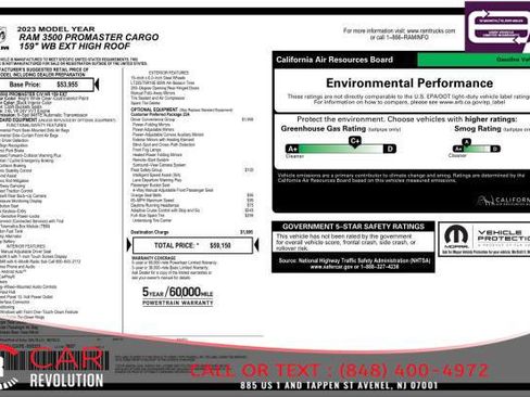 Used 2023 RAM ProMaster 3500 w/ Driver Convenience Group image 12