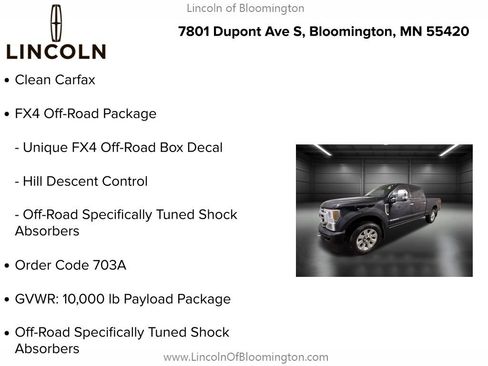 Used 2021 Ford F250 Platinum w/ FX4 Off-Road Package image 5