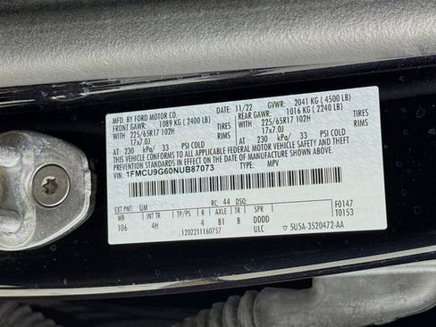 Certified 2022 Ford Escape SE w/ Convenience Package image 30