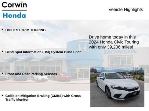 Used 2024 Honda Civic Touring image 6