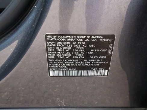 Certified 2023 Volkswagen Atlas SE AWD/4WD image 32