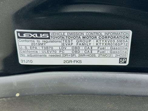 Used 2019 Lexus GS 350 F Sport RWD image 21