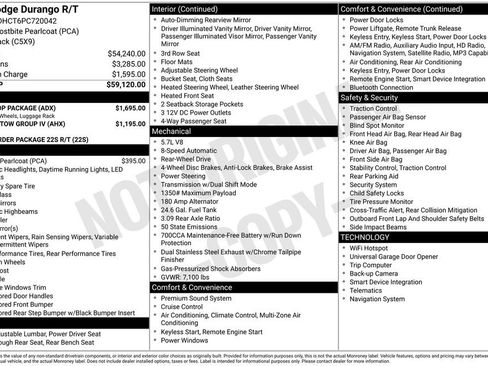 Used 2023 Dodge Durango R/T w/ Blacktop Package RWD image 4