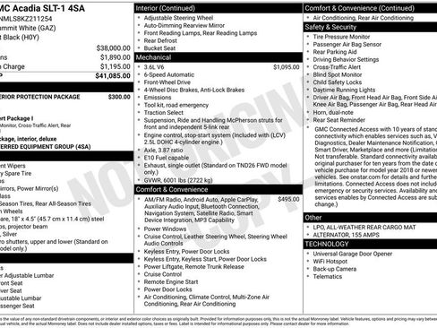 Used 2019 GMC Acadia SLT FWD image 5