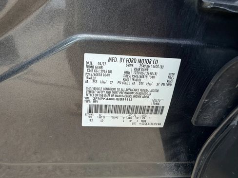 Used 2017 Ford Edge SEL w/ Equipment Group 201A AWD/4WD image 3