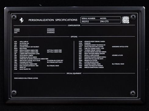 Used 2024 Ferrari 296 GTS RWD image 24