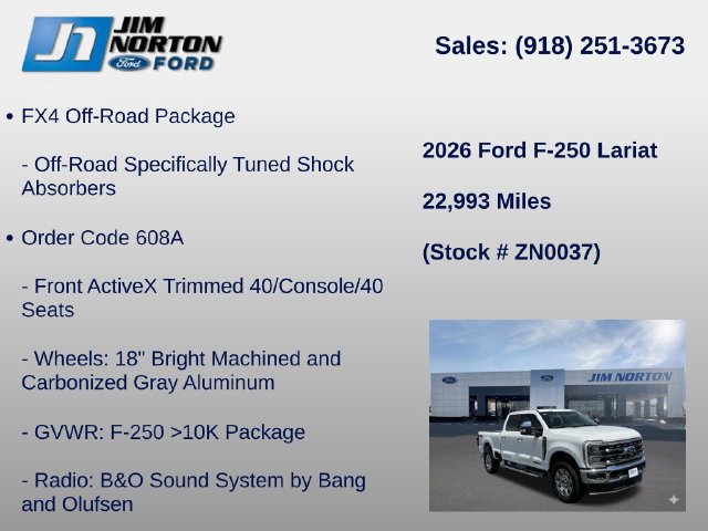 Used 2026 Ford F250 Lariat w/ Chrome Package AWD/4WD image 21