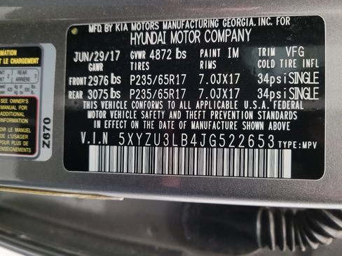 Used 2018 Hyundai Santa Fe Sport w/ 2.4L Value Package 02 FWD image 33