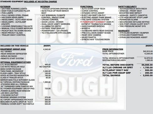 Used 2019 Ford F150 XLT w/ Equipment Group 302A Luxury image 2