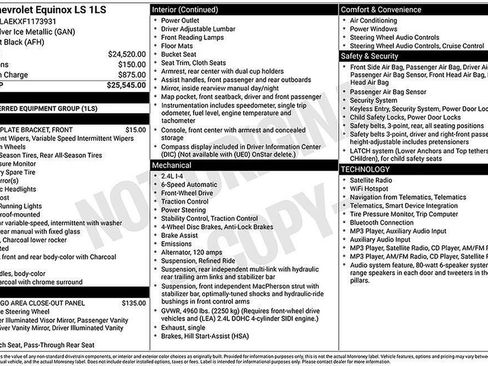 Used 2015 Chevrolet Equinox LS FWD image 2