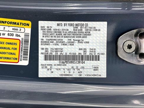 New 2024 Ford Mustang Premium w/ 2.3L High Performance Package RWD image 8