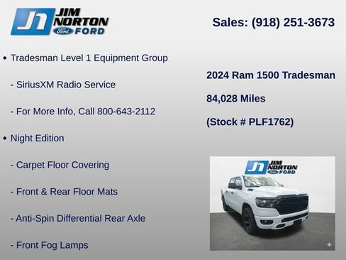 Used 2024 RAM 1500 Tradesman w/ Night Edition AWD/4WD image 14