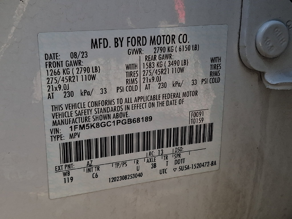 Used 2023 Ford Explorer ST w/ Equipment Group 401A AWD/4WD image 29