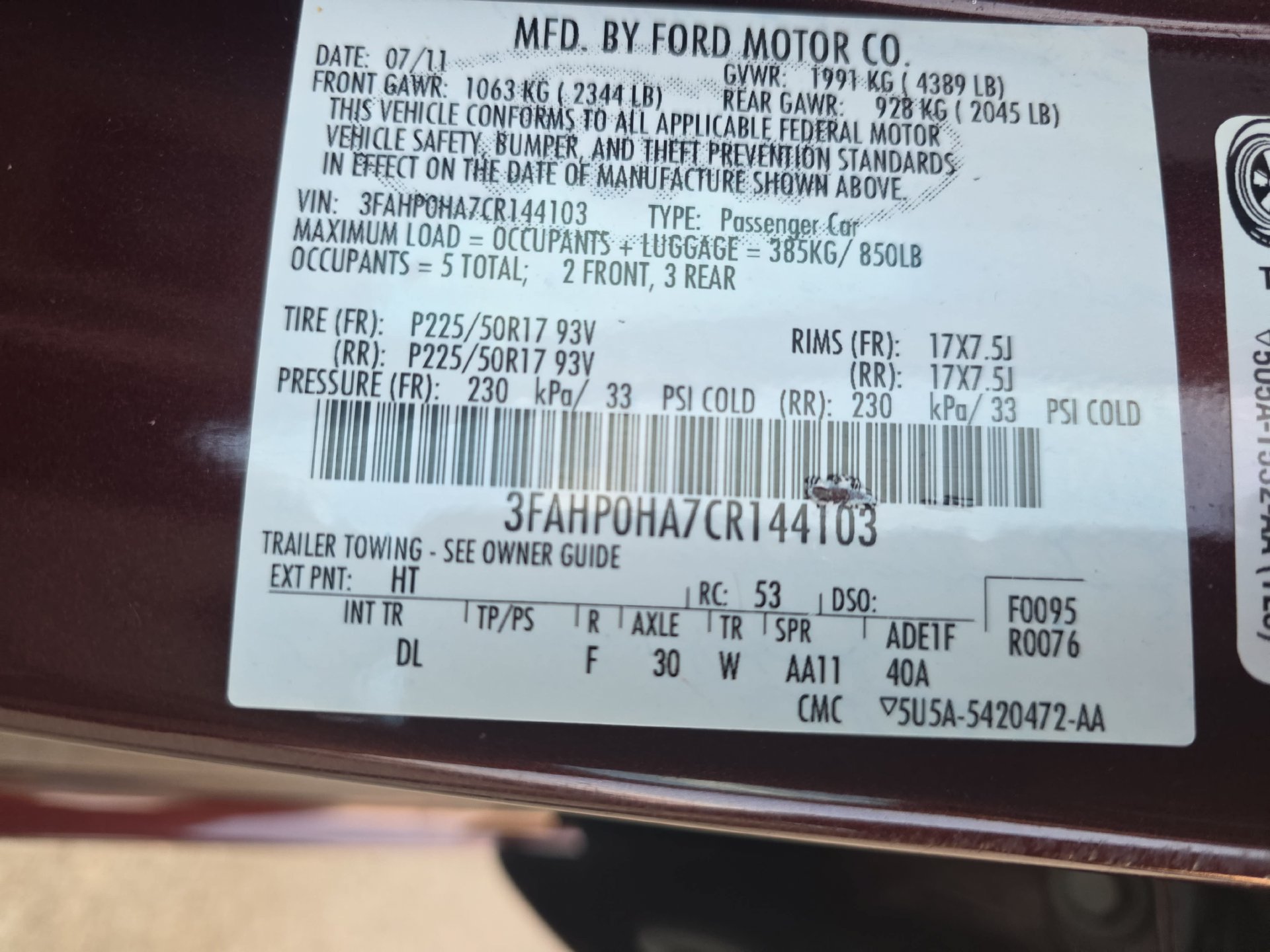 Used 2012 Ford Fusion SE FWD image 30