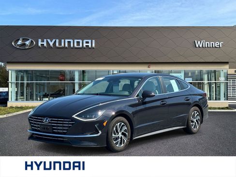 Used 2023 Hyundai Sonata Blue FWD image 1