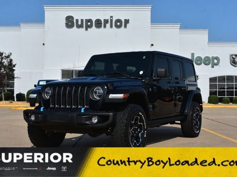 Used 2022 Jeep Wrangler Unlimited Rubicon 4xe w/ Steel Bumper Group AWD/4WD image 1