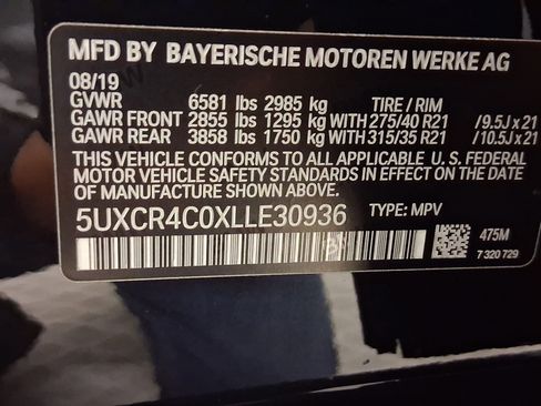 Used 2020 BMW X5 sDrive40i w/ M Sport Package RWD image 20