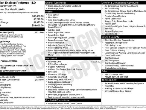 New 2026 Buick Enclave Preferred w/ Power Package AWD/4WD image 5