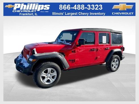Used 2022 Jeep Wrangler Unlimited Sport image 1