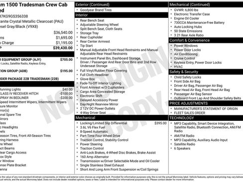 Used 2016 RAM 1500 Tradesman w/ Popular Equipment Group AWD/4WD image 6