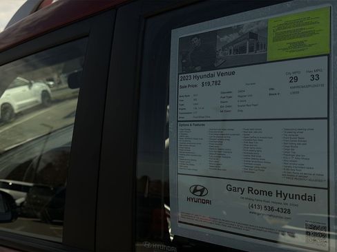 Certified 2023 Hyundai Venue SEL w/ Cargo Package FWD image 24