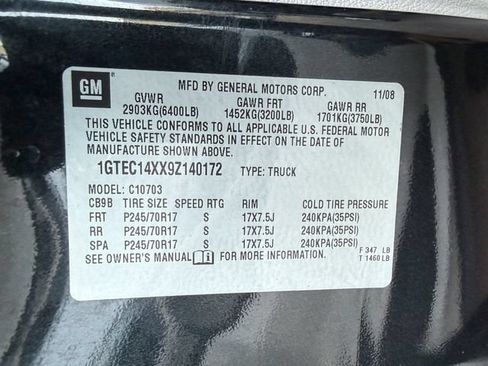 Used 2009 GMC Sierra 1500 W/T w/ SL Package RWD image 21