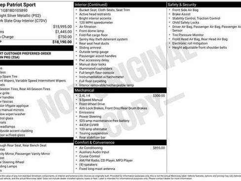 Used 2011 Jeep Patriot Sport image 15