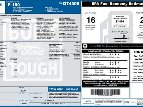 Used 2012 Ford F150 XLT w/ XLT Chrome Pkg RWD image 3