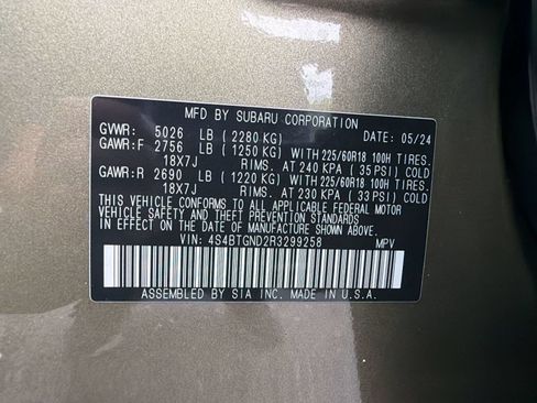 Used 2024 Subaru Outback Limited XT AWD/4WD image 32