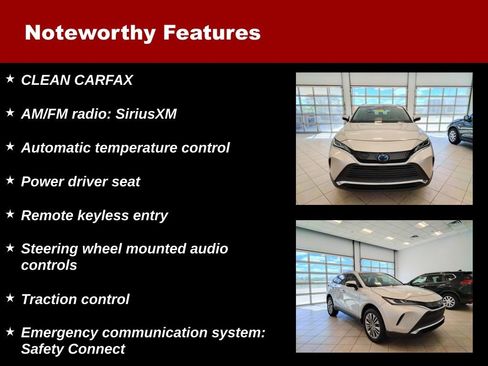 Used 2021 Toyota Venza XLE w/ Carpet Mat Package (TMS) AWD/4WD image 6