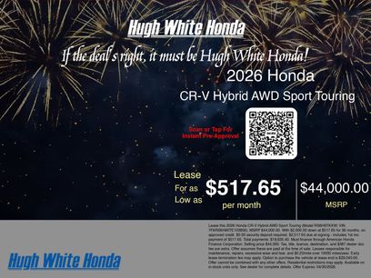 New 2026 Honda CR-V Sport Touring