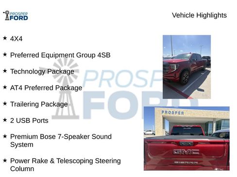 Used 2023 GMC Sierra 1500 AT4 w/ Technology Package AWD/4WD image 5