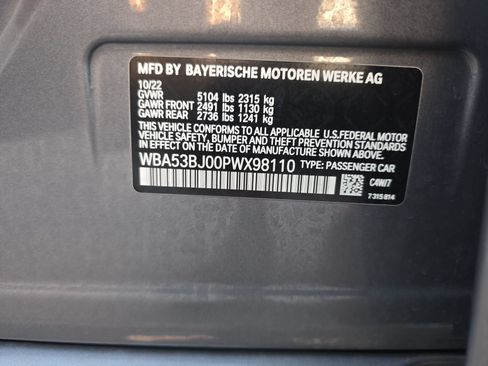 Used 2023 BMW 540i w/ Premium Package RWD image 33