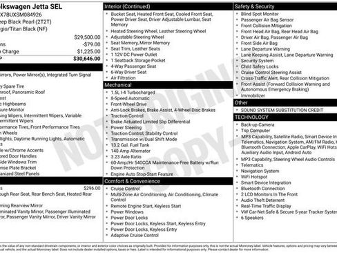 Used 2025 Volkswagen Jetta SEL FWD image 34