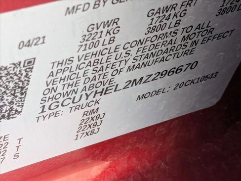 Used 2021 Chevrolet Silverado 1500 High Country image 16