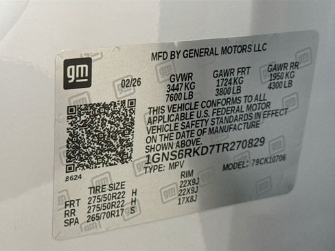 New 2026 Chevrolet Tahoe RST w/ Advanced Technology Package AWD/4WD image 38