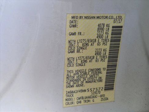 Used 2017 Nissan Titan PRO-4X AWD/4WD image 16
