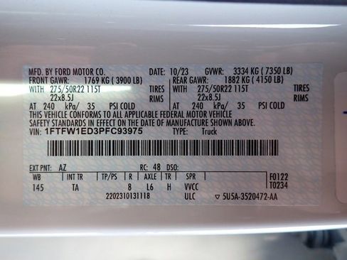 Used 2023 Ford F150 Limited image 13