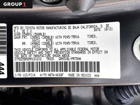 Certified 2022 Toyota Tacoma SR5 image 37