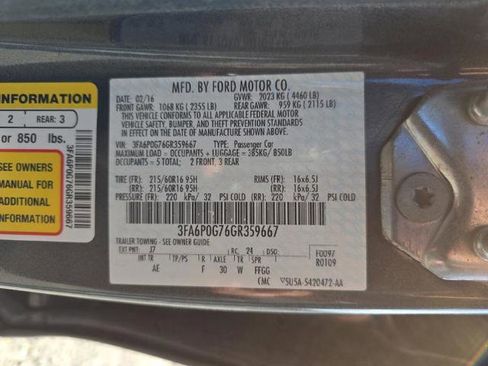 Used 2016 Ford Fusion S image 15