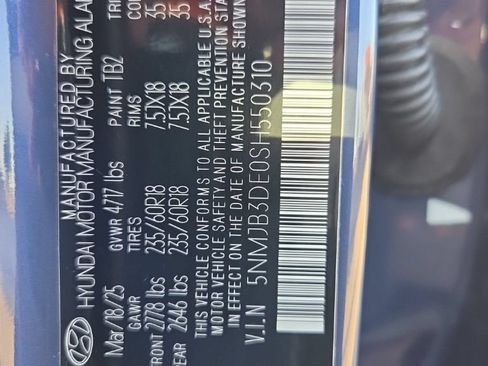 Used 2025 Hyundai Tucson SEL FWD image 3