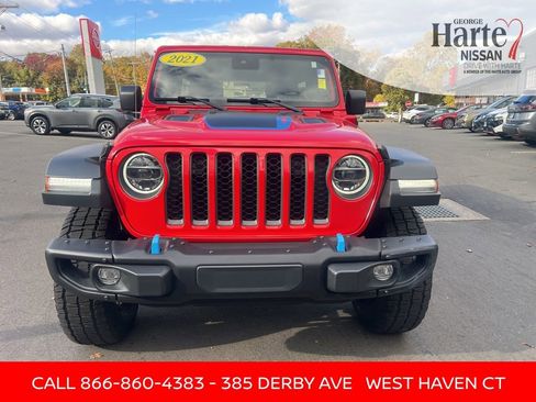 Used 2021 Jeep Wrangler Unlimited Rubicon 4xe w/ Steel Bumper Group AWD/4WD image 2