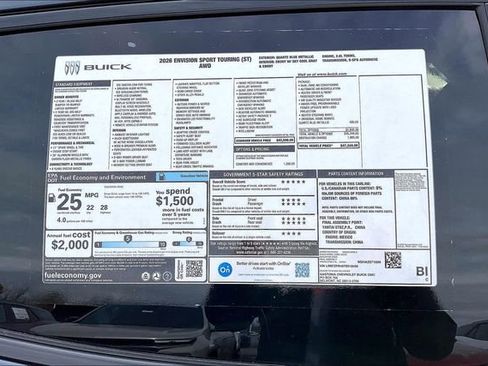 New 2026 Buick Envision Sport Touring AWD/4WD image 15