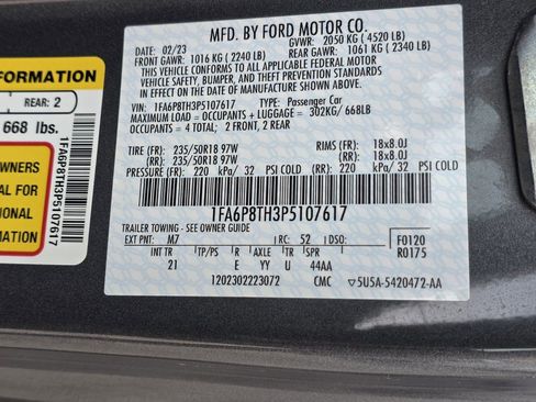 Used 2023 Ford Mustang Coupe w/ Equipment Group 101A image 34