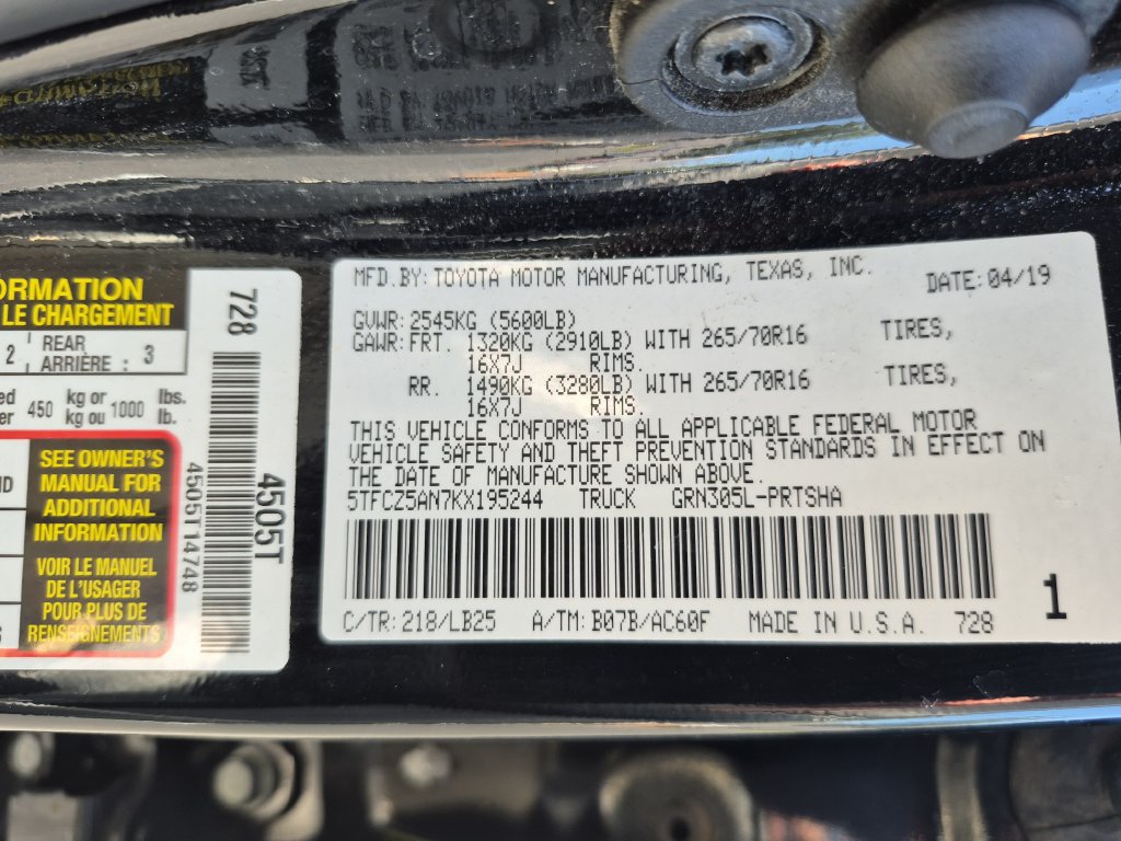Used 2019 Toyota Tacoma TRD Pro AWD/4WD image 25