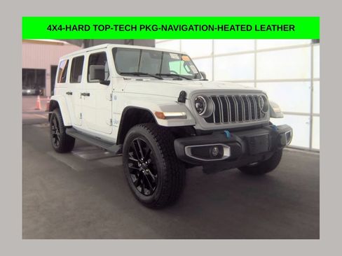 Used 2024 Jeep Wrangler Unlimited Sahara w/ Technology Group AWD/4WD image 1